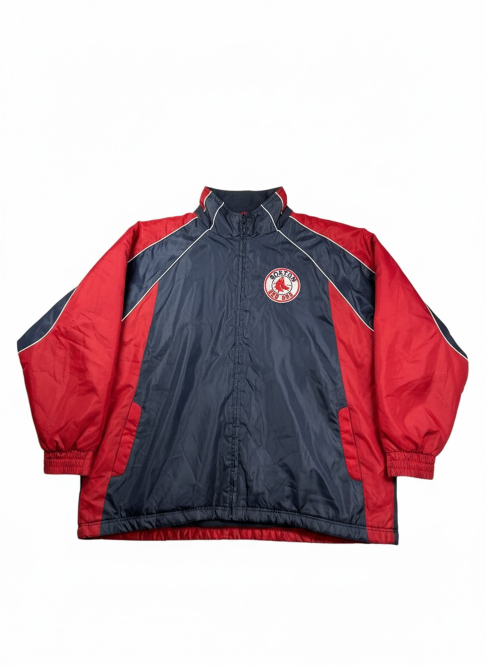 Boston Red Sox MLB Genuine Merchandise Jacket XXL Full Zip Red Navy